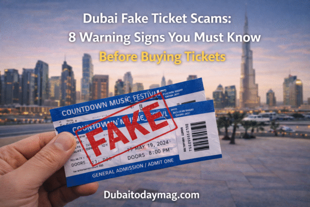 Dubai Fake Ticket Scams: 8 Warning Signs You Must Know Before Buying Tickets