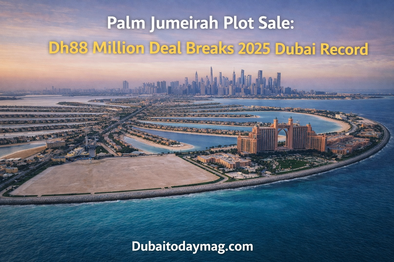 Palm Jumeirah Plot Sale