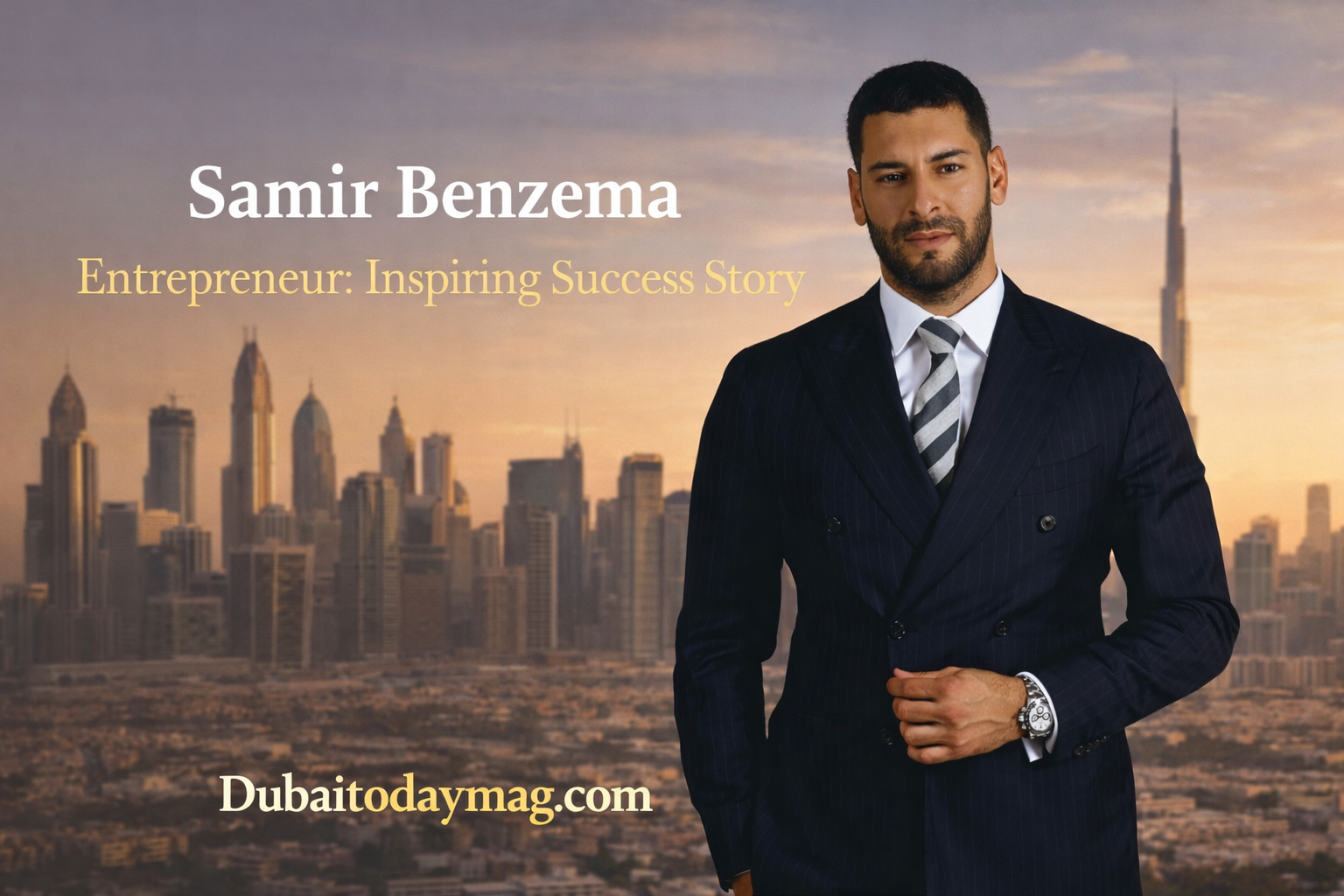 Samir Benzema entrepreneur working at Brands Call You communication agency office